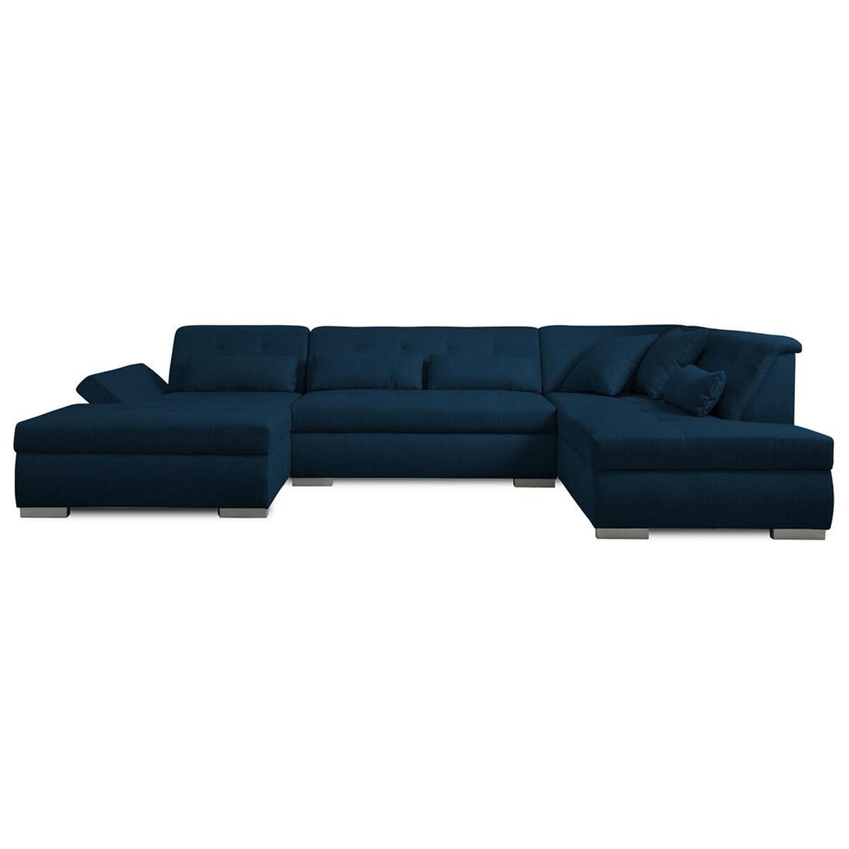 LISA DESIGN Vermont - canapé panoramique d'angle droit - 7 places - xxl