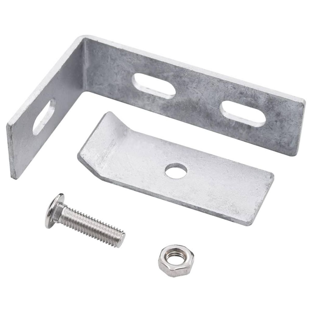 VIDAXL Ensemble de 10 connecteurs d'angle mural Argente