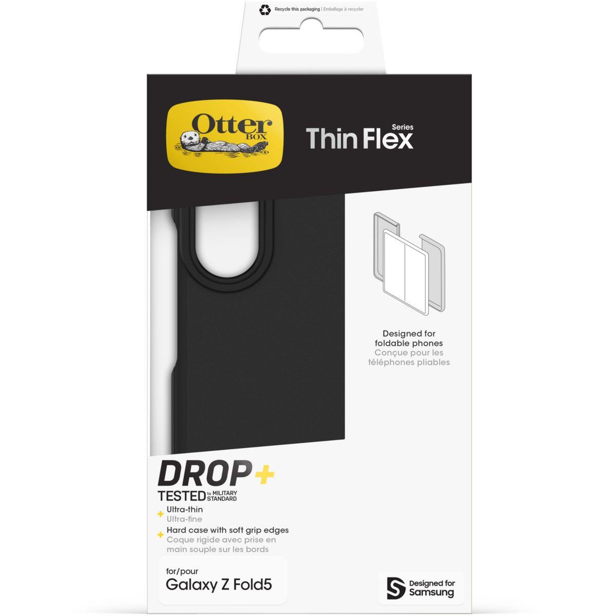 Voir la diapositive 2 : Otterbox Coque z fold 5 thin flex noir