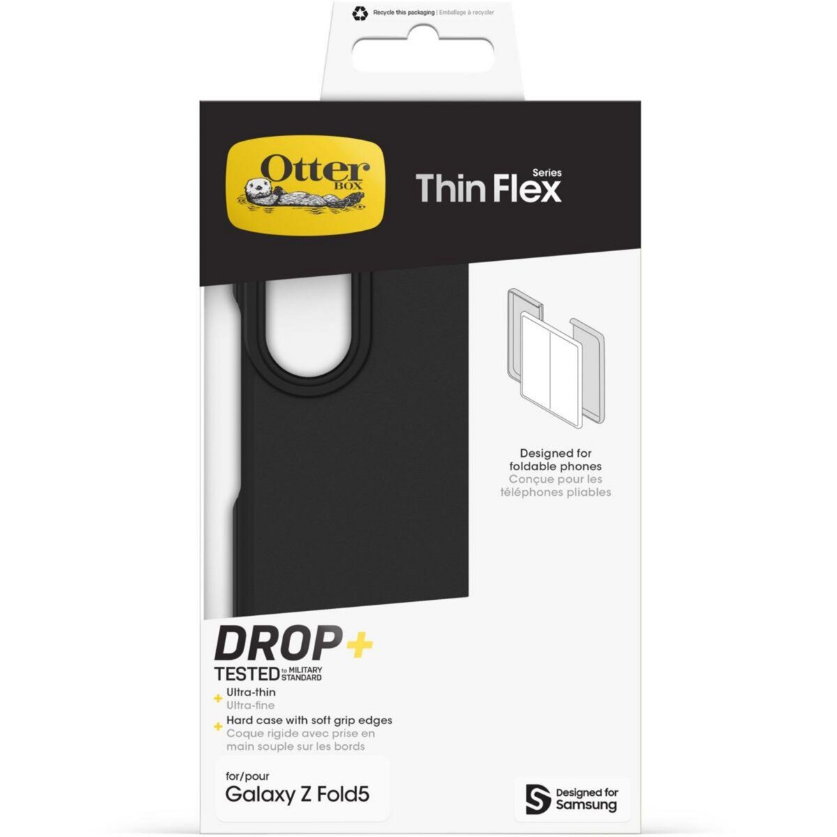 Otterbox Coque Z Fold 5 Thin Flex Noir