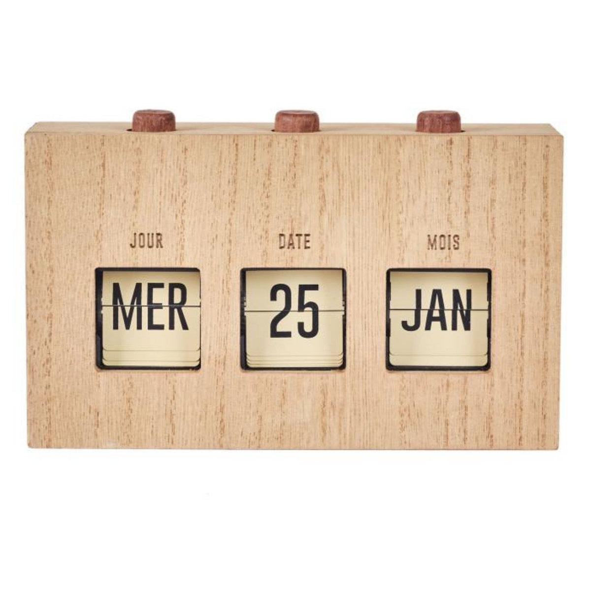 Paris Prix Calendrier Perpétuel  Flip Flap  19cm Naturel