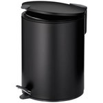 Kela line Poubelle à pédale 5l noir - 23702