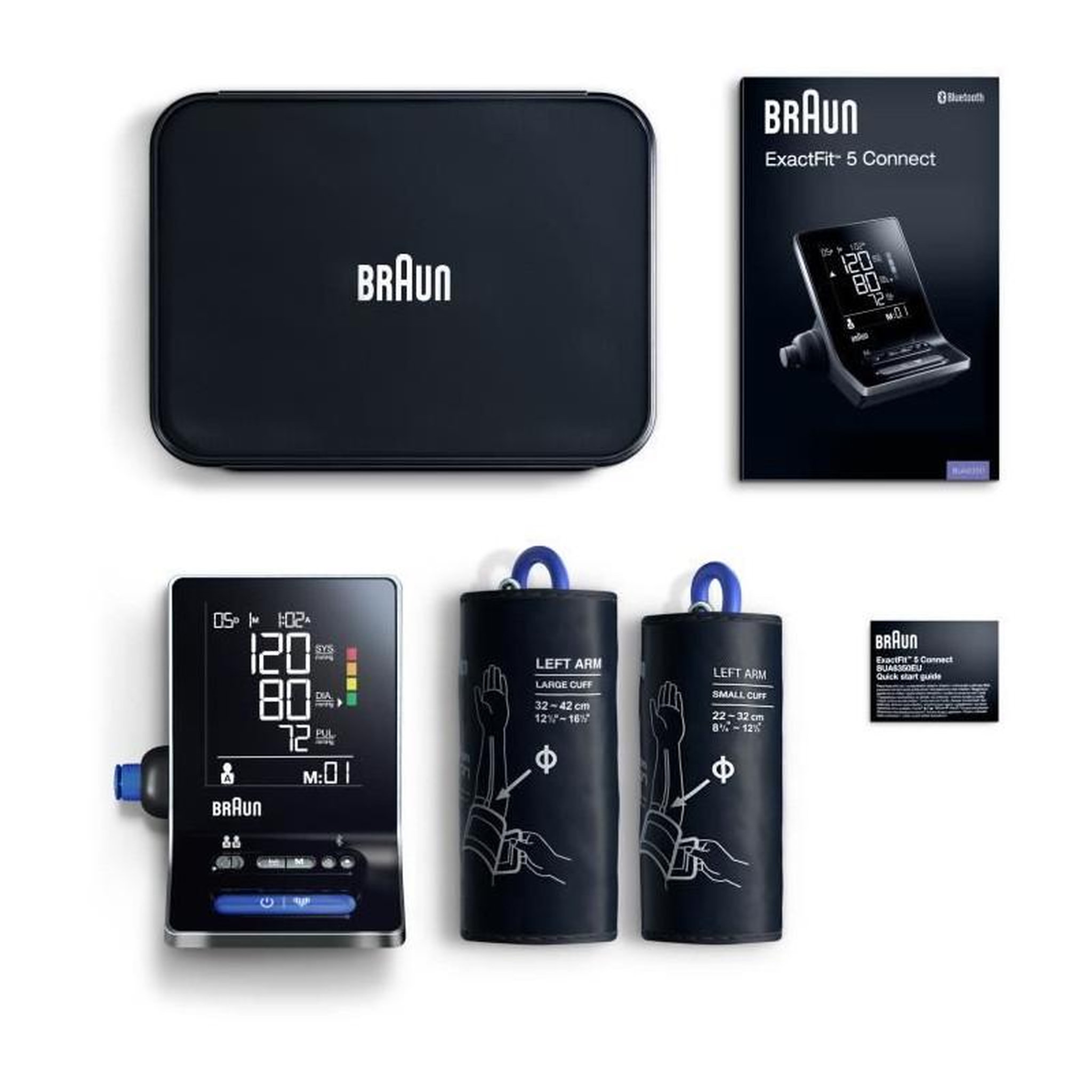 Voir la diapositive 5 : BRAUN Tensiometre bras - BRAUN - BUA6350EU - Connecté Exacfit 5