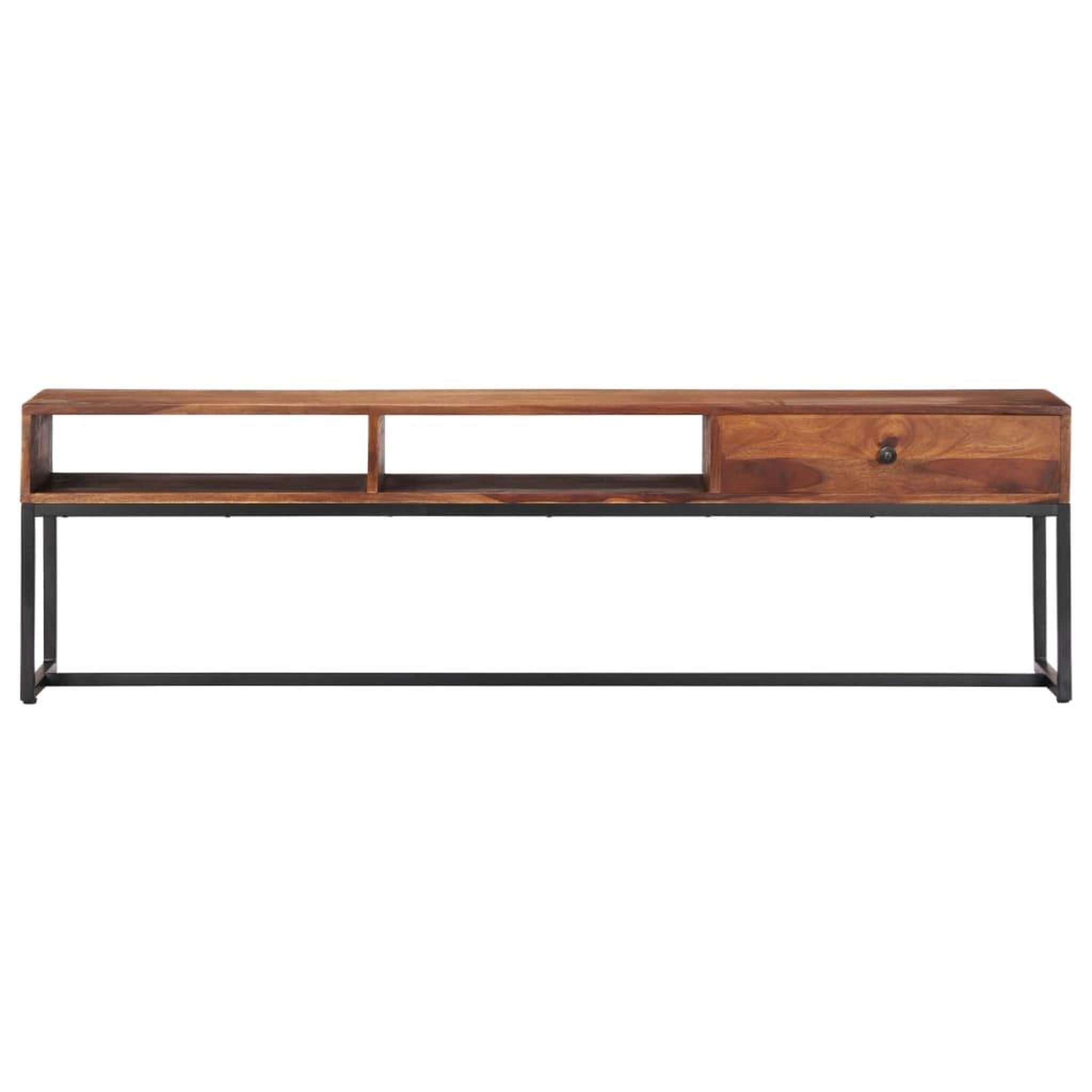 Voir la diapositive 2 : VIDAXL Meuble tv 160x30x45 cm bois de sesham massif