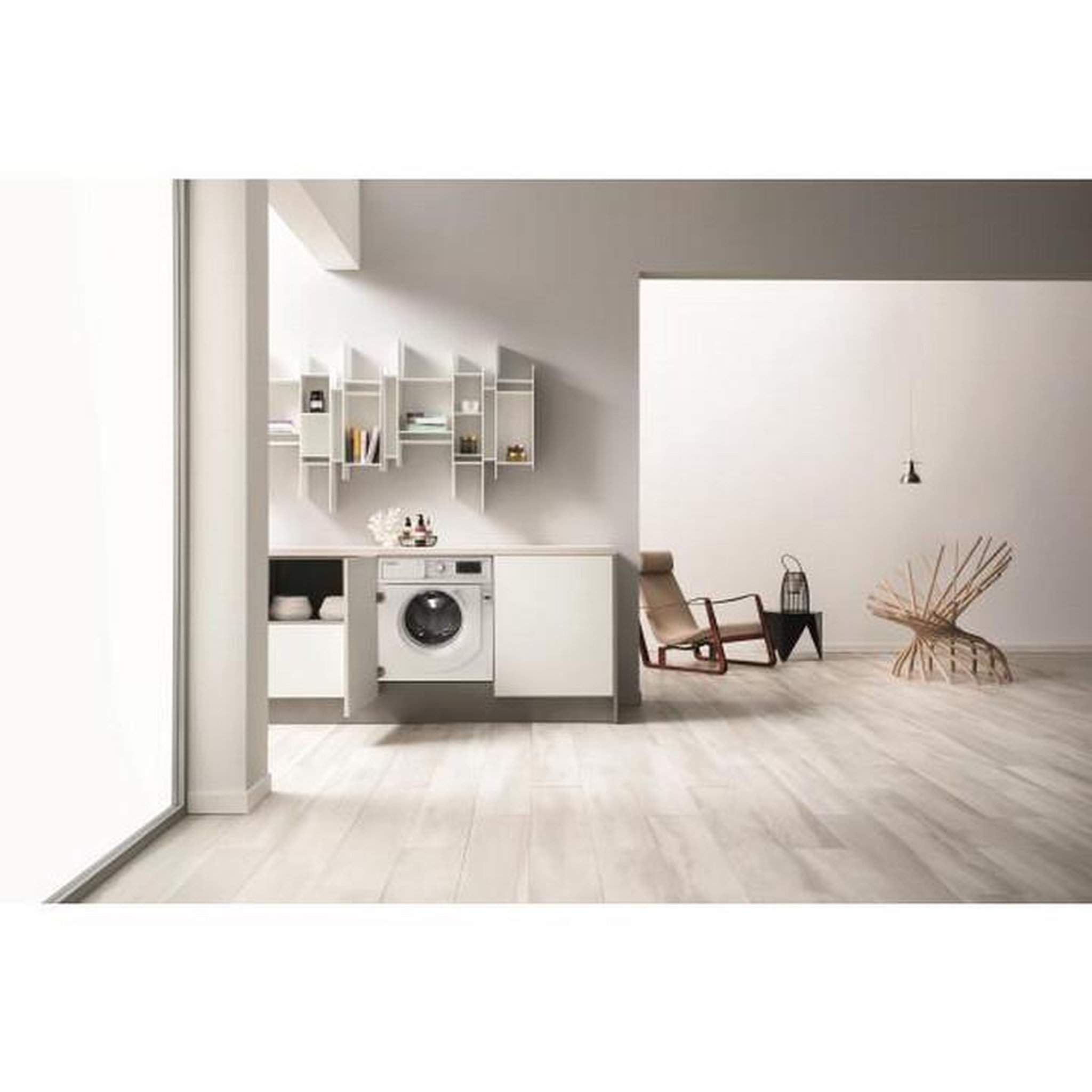 Voir la diapositive 3 : Whirlpool Lave-linge séchant intégrable 7/5kg 1400 tours/min - biwdwg751482eun