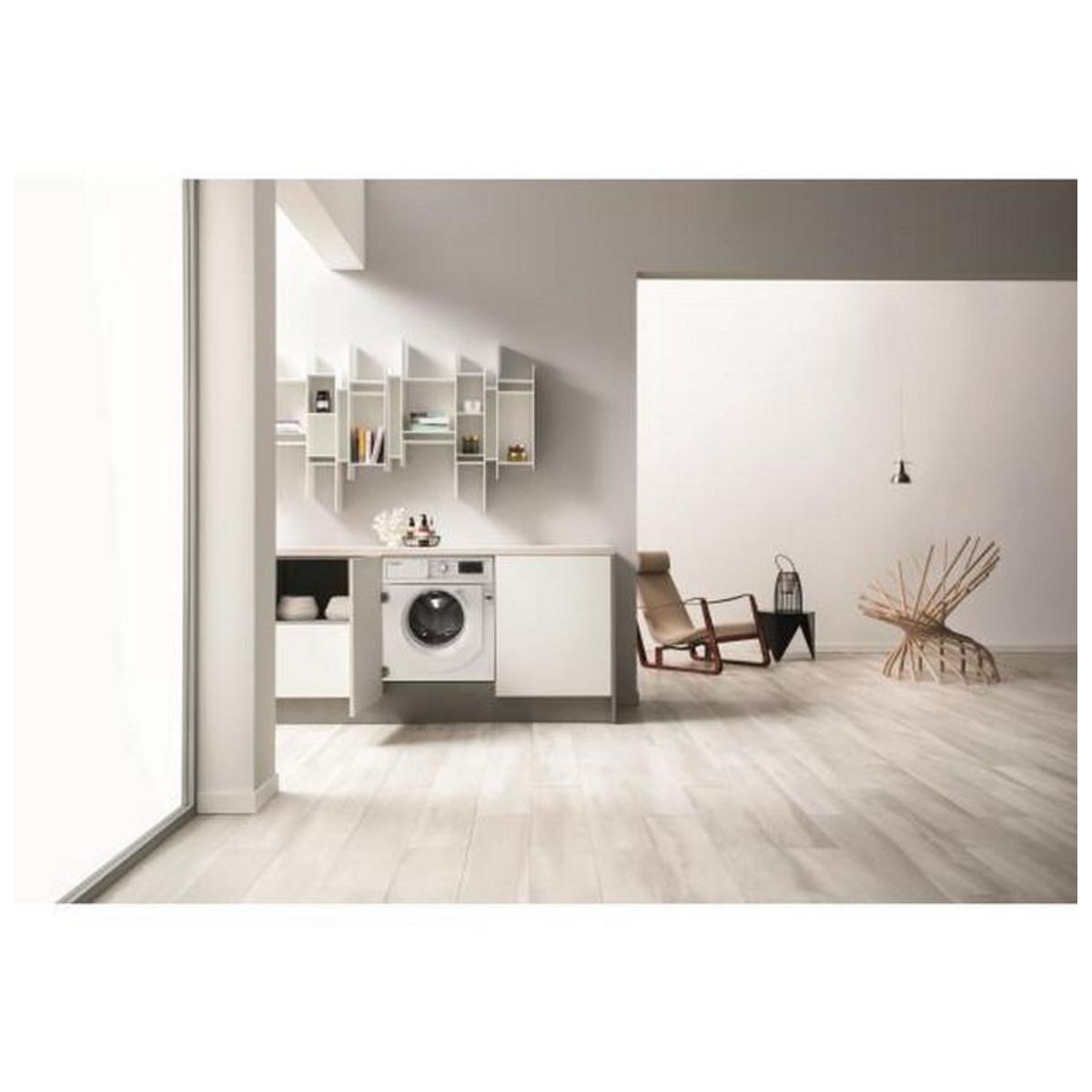 Whirlpool Lave-linge séchant intégrable 7/5kg 1400 tours/min - biwdwg751482eun