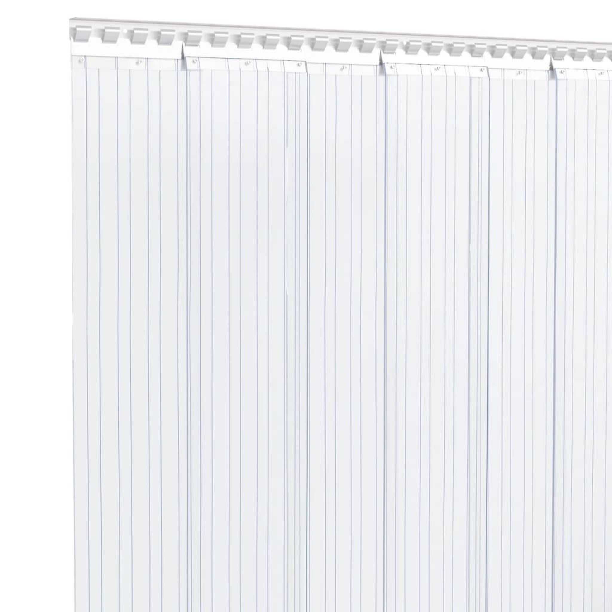 Voir la diapositive 3 : VIDAXL Rideau de porte transparent 200 mmx1,6 mm 10 m PVC