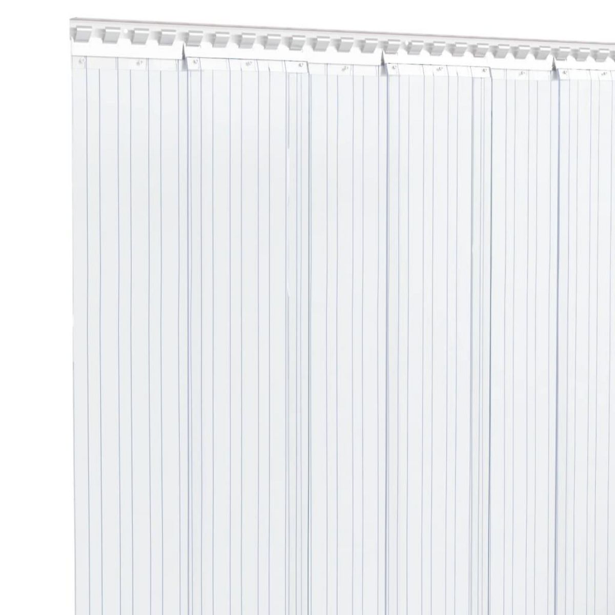 VIDAXL Rideau de porte transparent 200 mmx1,6 mm 10 m PVC