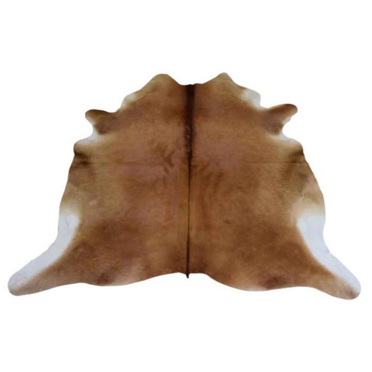 Paris Prix Tapis Déco  Peau de Vache  195x230cm Marron Clair