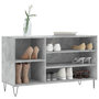 Voir la diapositive 3 : VIDAXL Armoire a chaussures Gris beton 102x36x60 cm Bois d'ingenierie