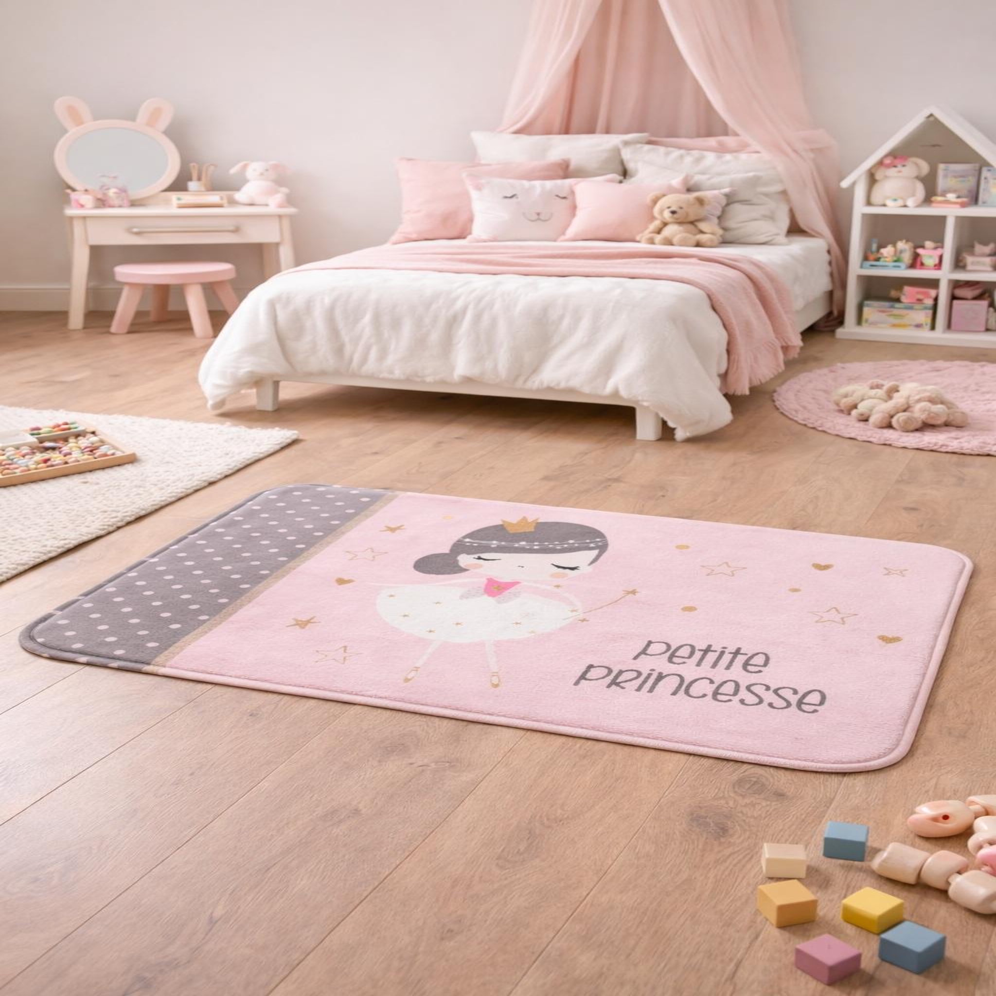 Voir la diapositive 3 : Eden Tapis velours enfant petite princesse