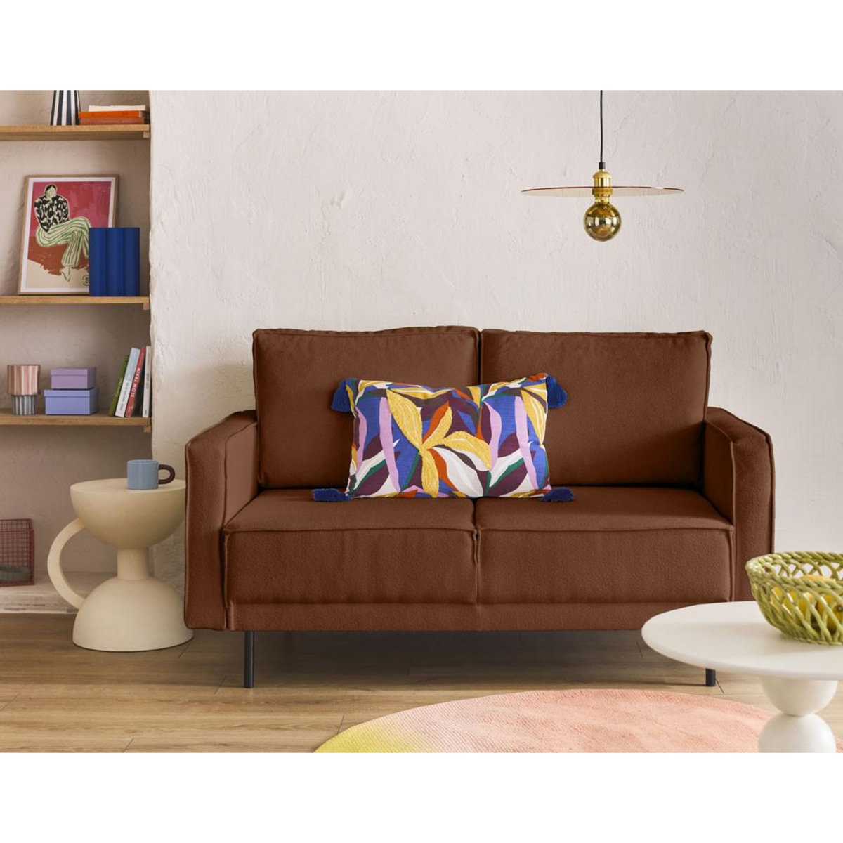 LISA DESIGN Charlie - canapé droit 2 places - en tissu