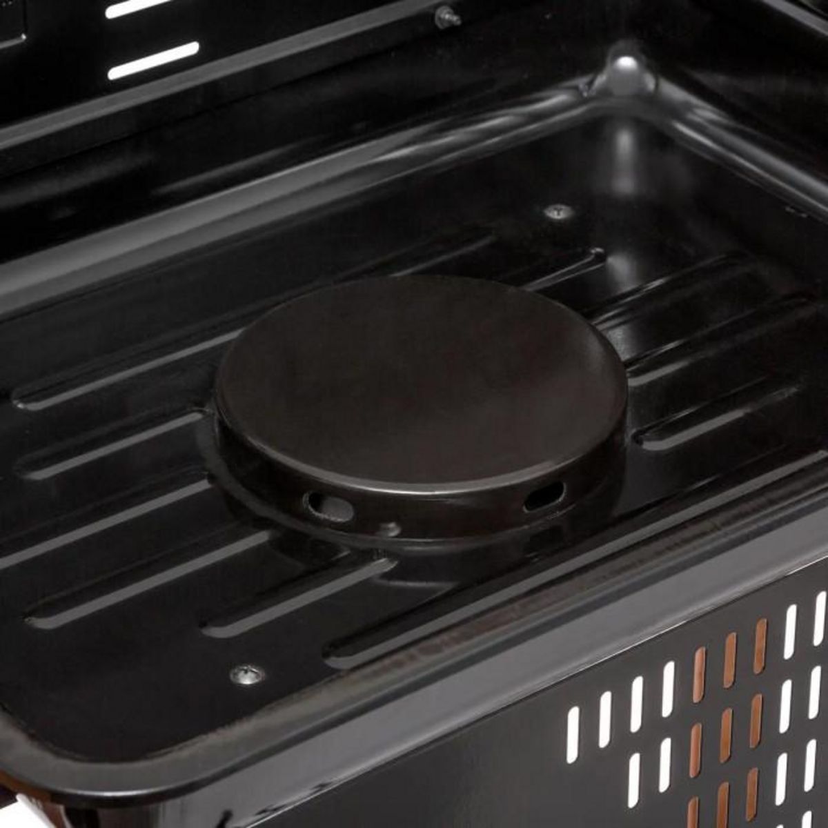 NEKA Barbecue à charbon Etretat - Bois et acier époxy