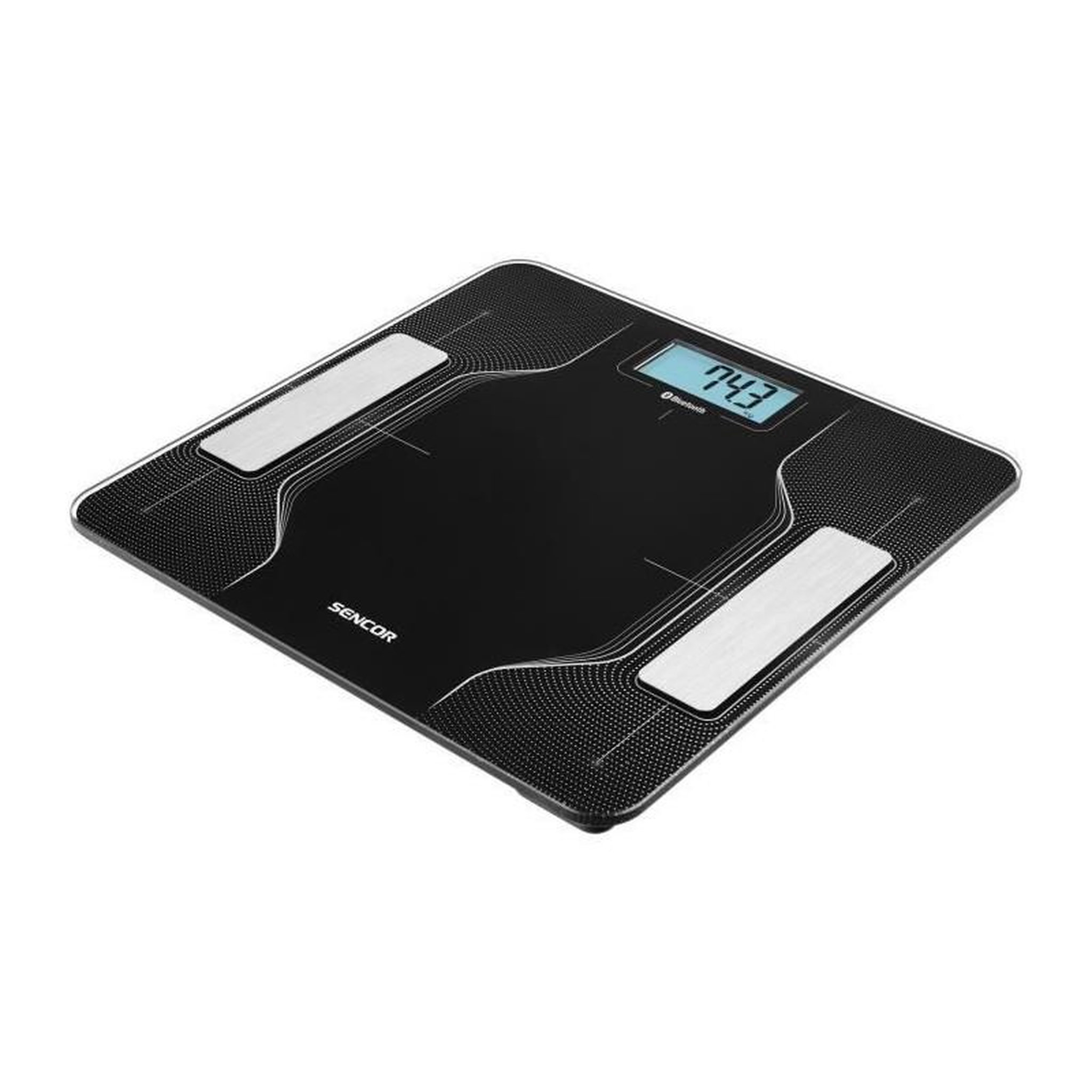 Voir la diapositive 4 : SENCO Pese-personne connecté - SENCOR - SBS 8002BK - Noir