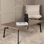 Voir la diapositive 5 : Paris Prix Table Basse Design  Bethan  120cm Marron