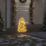 Voir la diapositive 1 : VIDAXL Decoration lumineuse arbre de Noël piquets 3 pcs 50 LED 30 cm