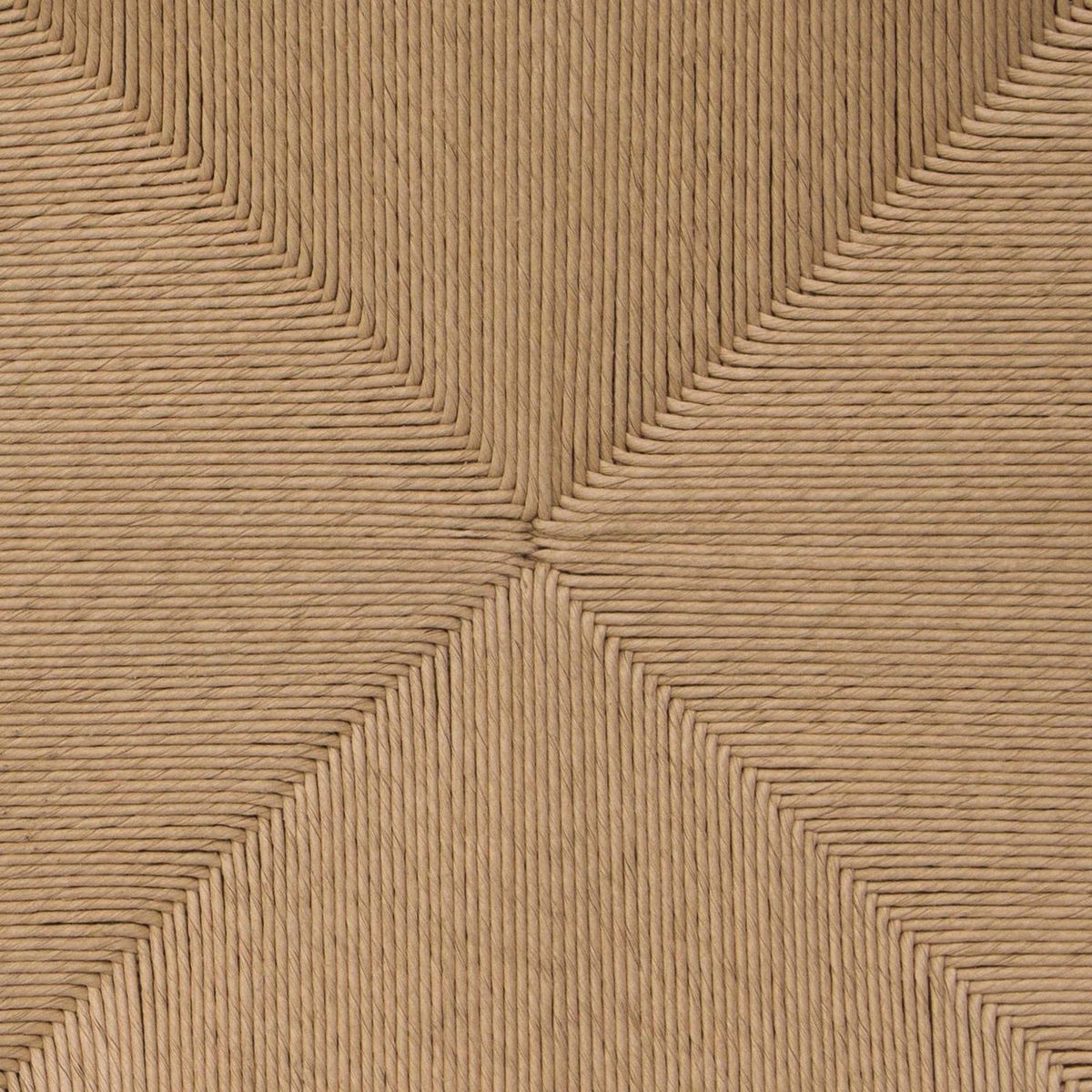 Rendez vous déco Tabouret pour ilot central 65 cm en teck noir et rotin - Kaïa