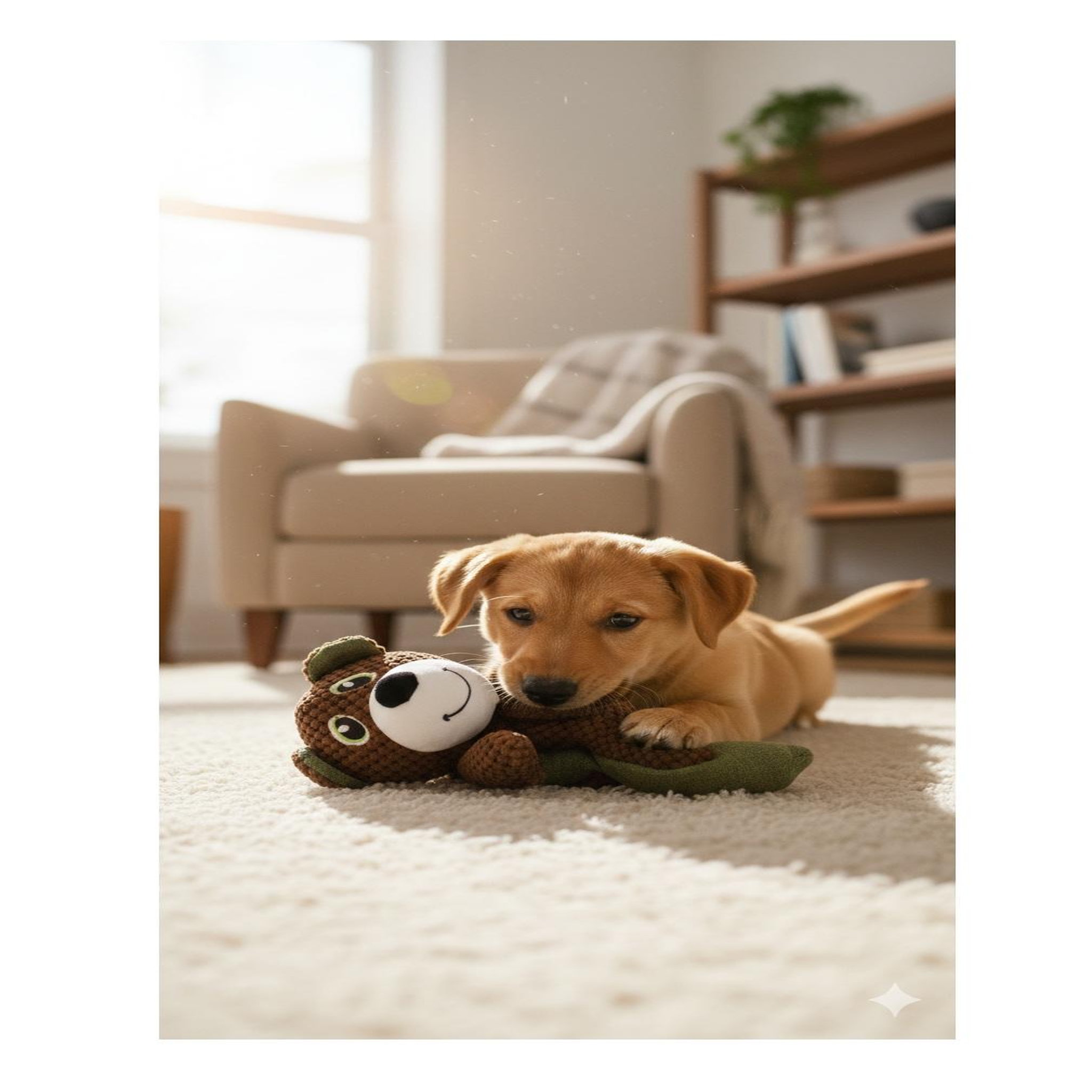 Voir la diapositive 3 : Eden Peluche ours pour chien design et moderne
