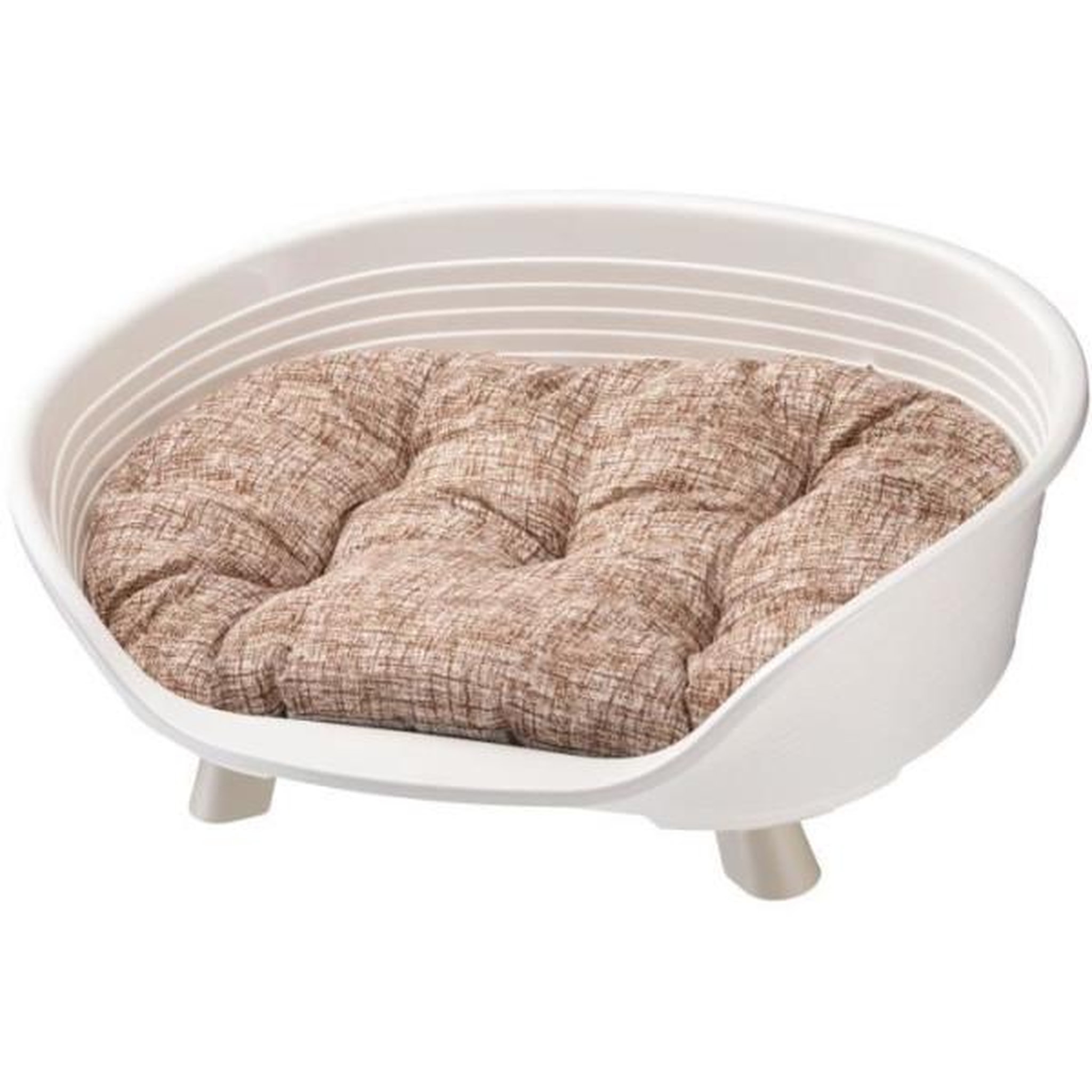 Voir la diapositive 5 : Ferplast Corbeille - FERPLAST - THRONE 6 - Avec coussin relax - Blanc