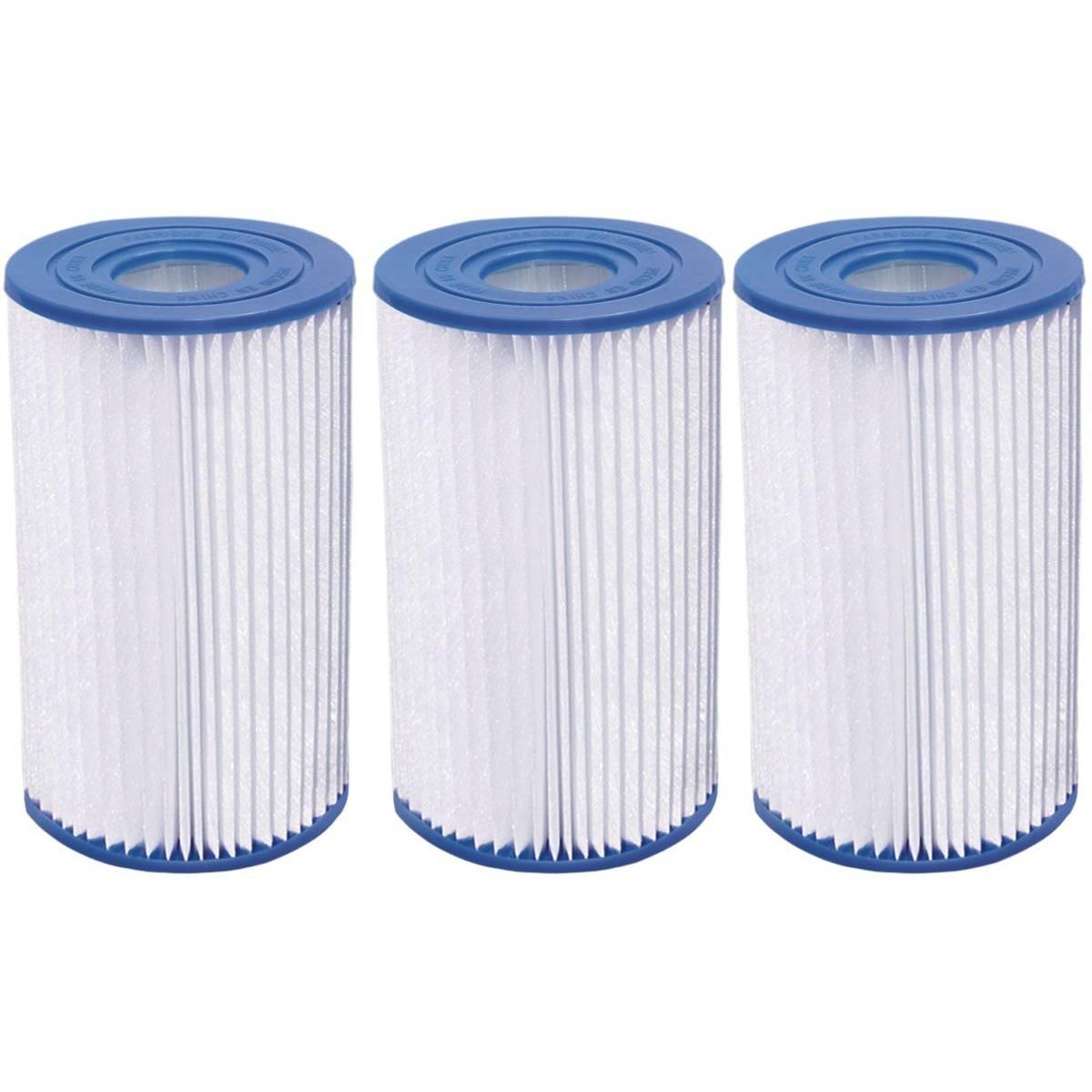 Habitat et Jardin Cartouche de filtration H&J de type A/C - Lot de 3