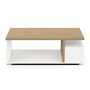 Voir la diapositive 1 : Table basse 2 niches 2 portes L96 cm ILYES