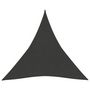 Voir la diapositive 2 : VIDAXL Voile d'ombrage 160 g/m^2 Anthracite 3x3x3 m PEHD