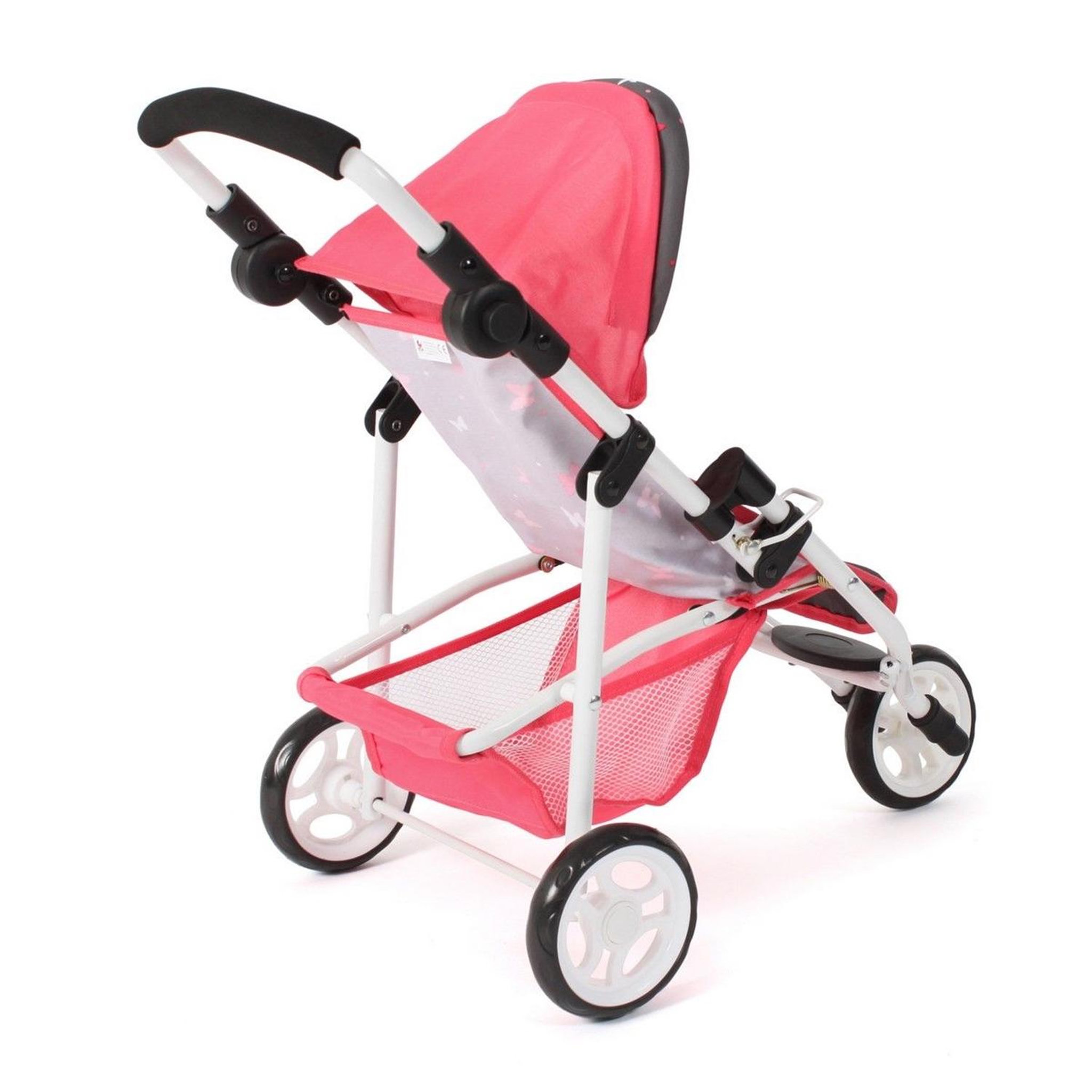 Voir la diapositive 3 : BAYER CHIC 2000 Poupées Jogging-Buggy LOLA - Corail papillon