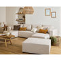 Voir la diapositive 2 : BEST MOBILIER Topaze - canapé panoramique - 7 places - convertible avec coffre - en tissu