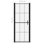 Voir la diapositive 5 : VIDAXL Porte de douche verre trempe 91x195 cm noir