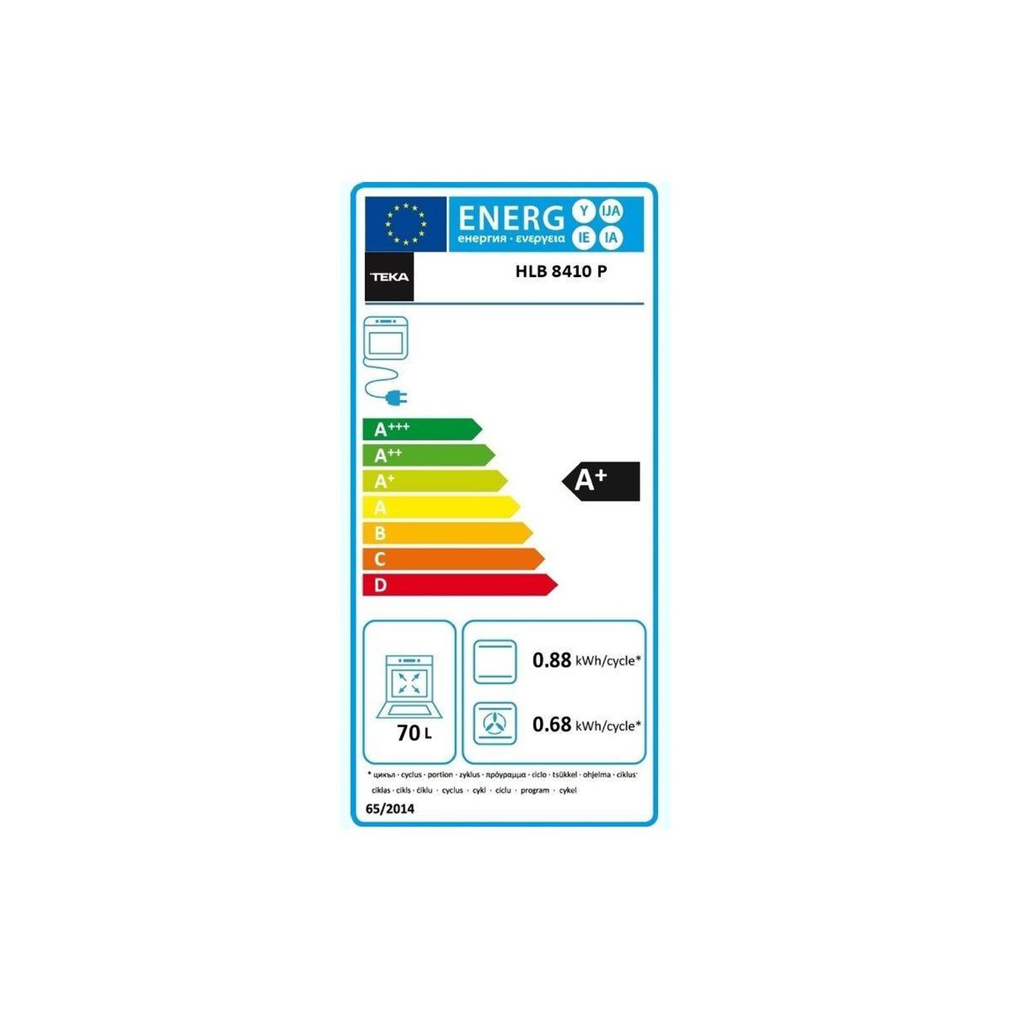 Voir la diapositive 6 : TEKA Four encastrable HLB8410P BK