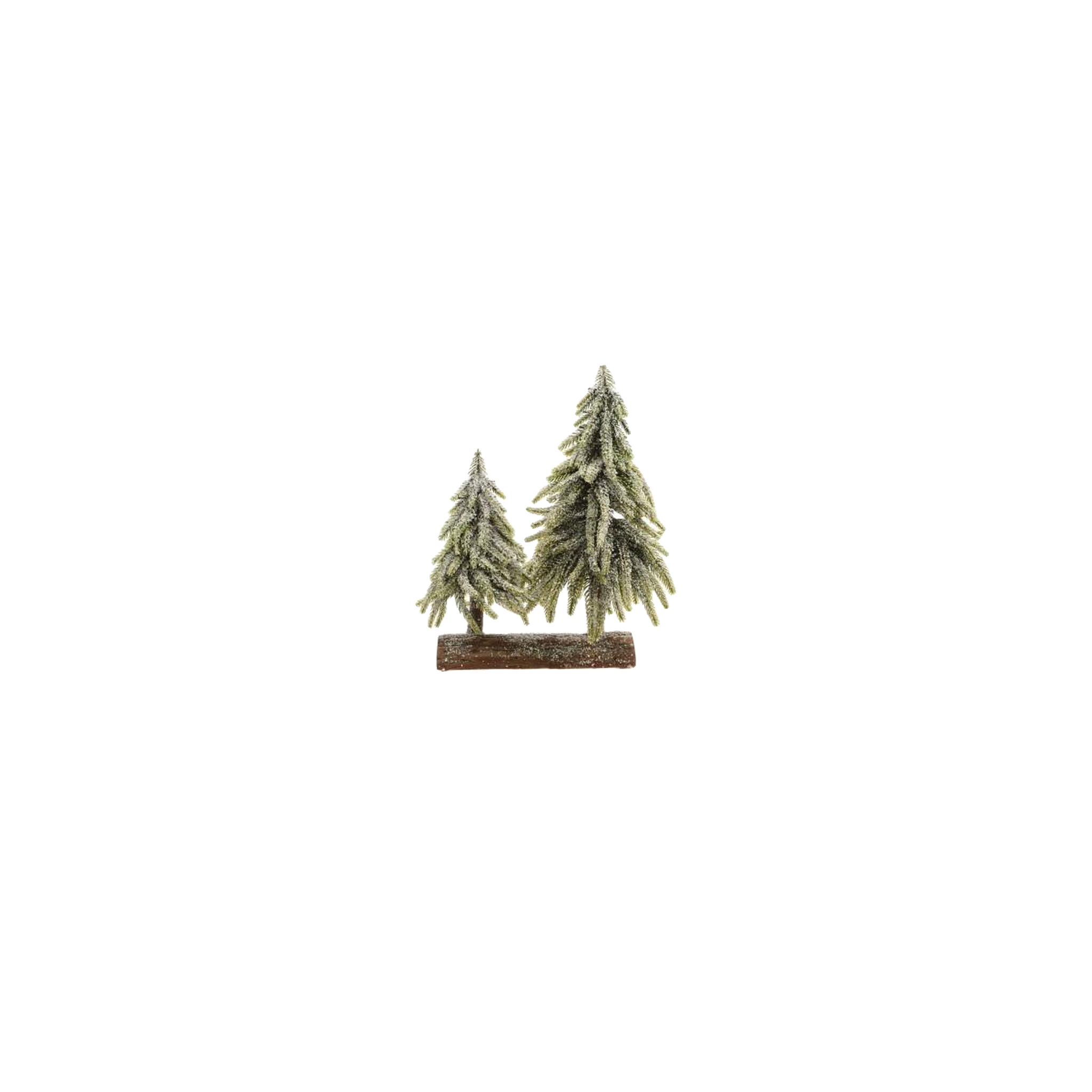 Voir la diapositive 2 : Kaemingk Décoration Mini Arbres de Noël Kaemingk 28 cm effet neige