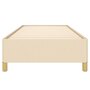 Voir la diapositive 5 : VIDAXL Cadre de lit sans matelas creme 80x200 cm tissu