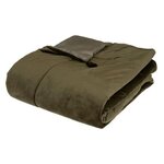 ATMOSPHERA Édredon en Velours  Froz  80x180cm Vert Kaki