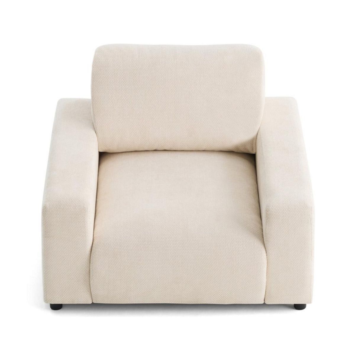 LISA DESIGN Pivoine - fauteuil en velours texturé