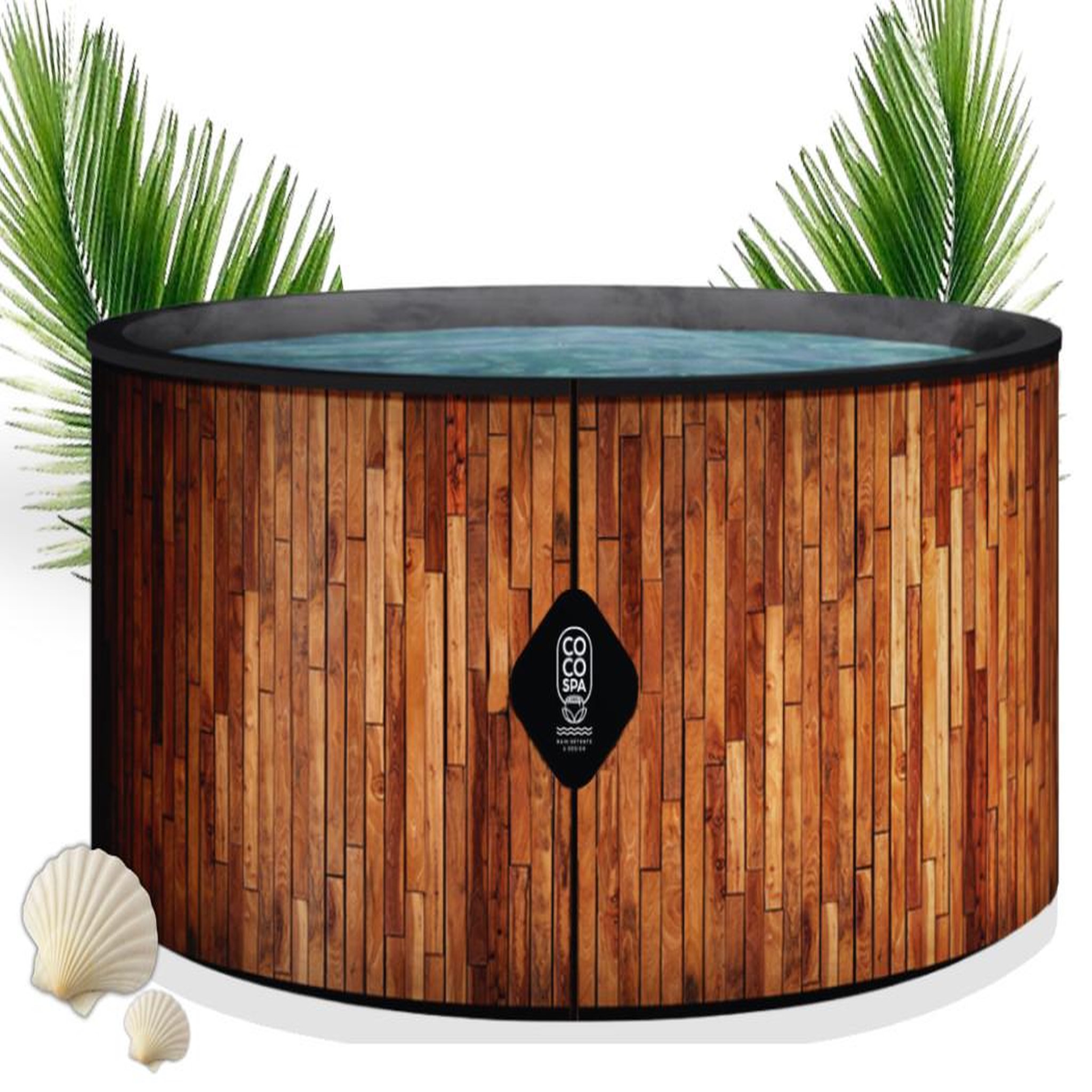 COCO SPA Piscine gonflable St Tropez 180 cm diamètre, 1200 litres