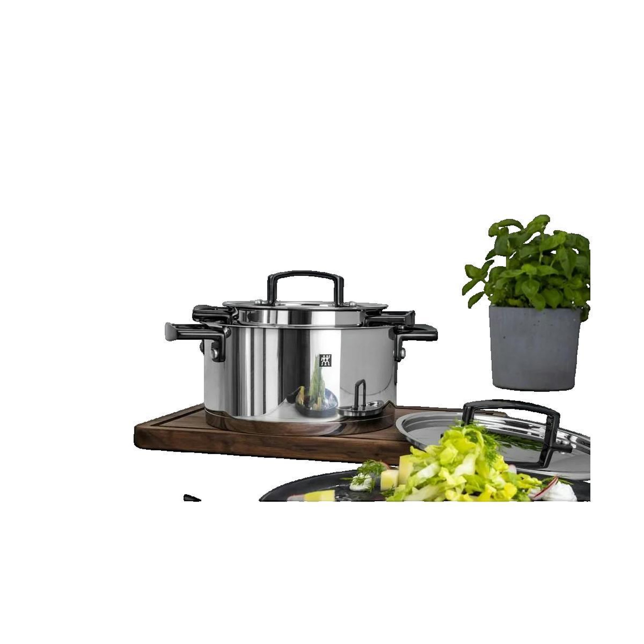 Voir la diapositive 2 : ZWILLING Batterie de cuisine Zwilling Bellasera en acier inoxydable