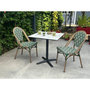 Voir la diapositive 5 : Paris Prix Ensemble Table de Jardin & 2 Chaises  Bistro  70cm Vert