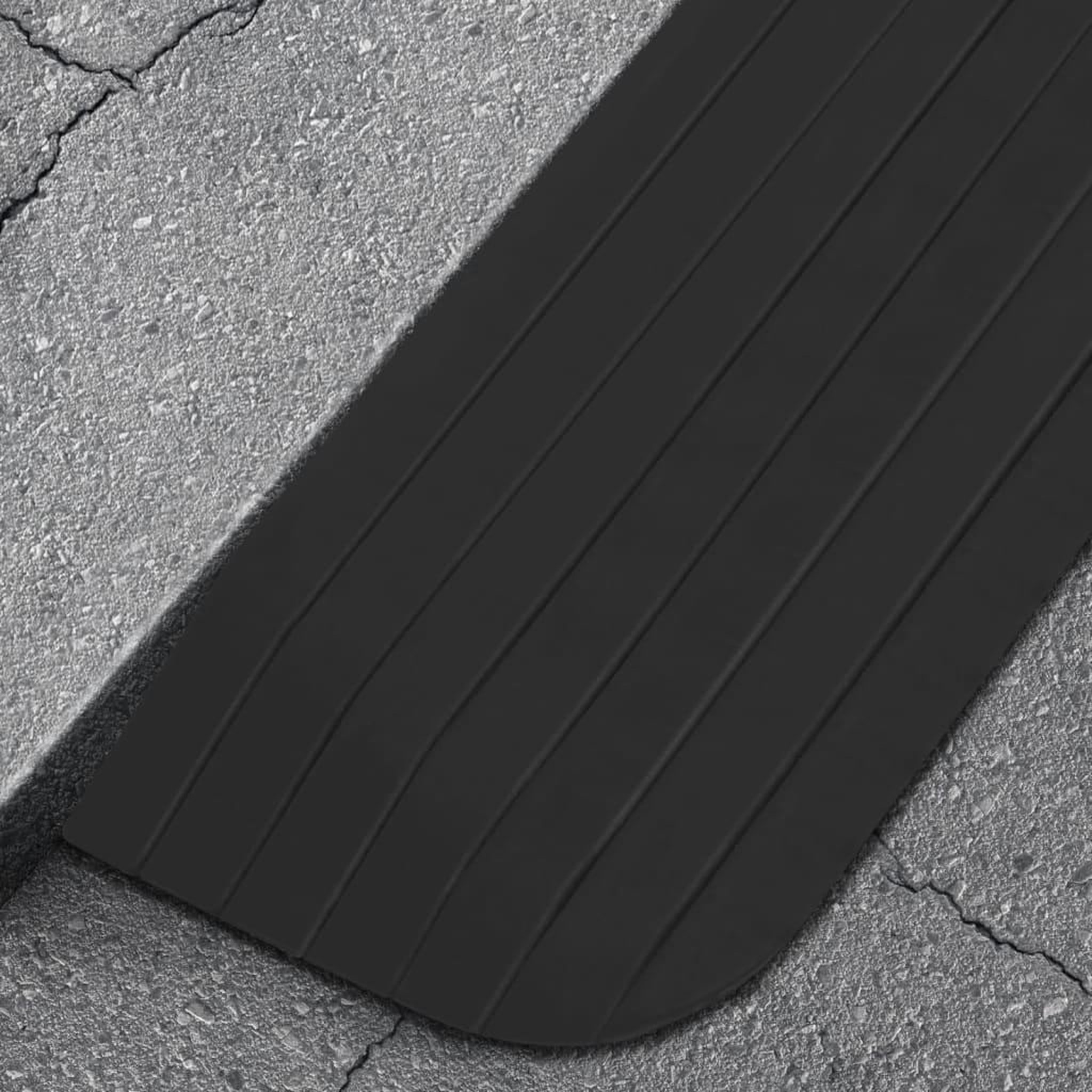 Voir la diapositive 2 : VIDAXL Rampes de seuil 2 pcs 110x21x2,5 cm Caoutchouc