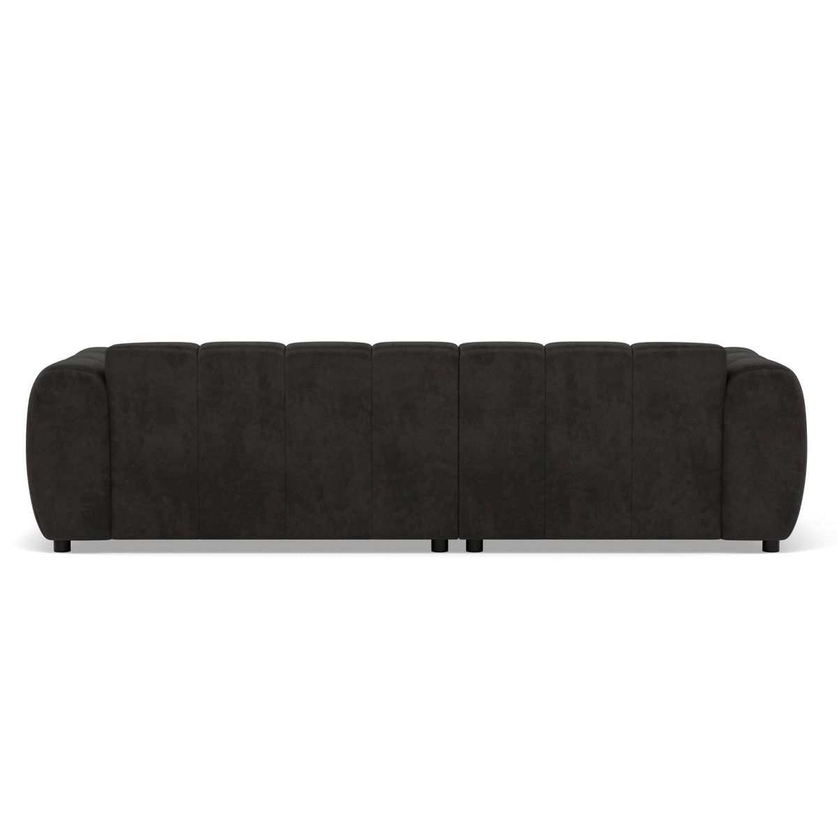 LISA DESIGN Curtis - canapé d'angle gauche 4 places en simili