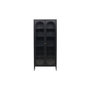 Voir la diapositive 2 : Paris Prix Vitrine Design en Métal  Lima  180cm Noir