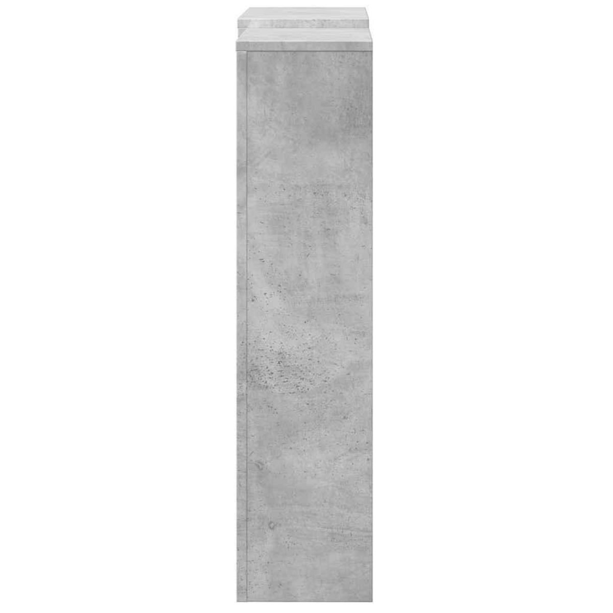VIDAXL Cache-radiateur gris beton 205x21,5x83,5 cm bois d'ingenierie