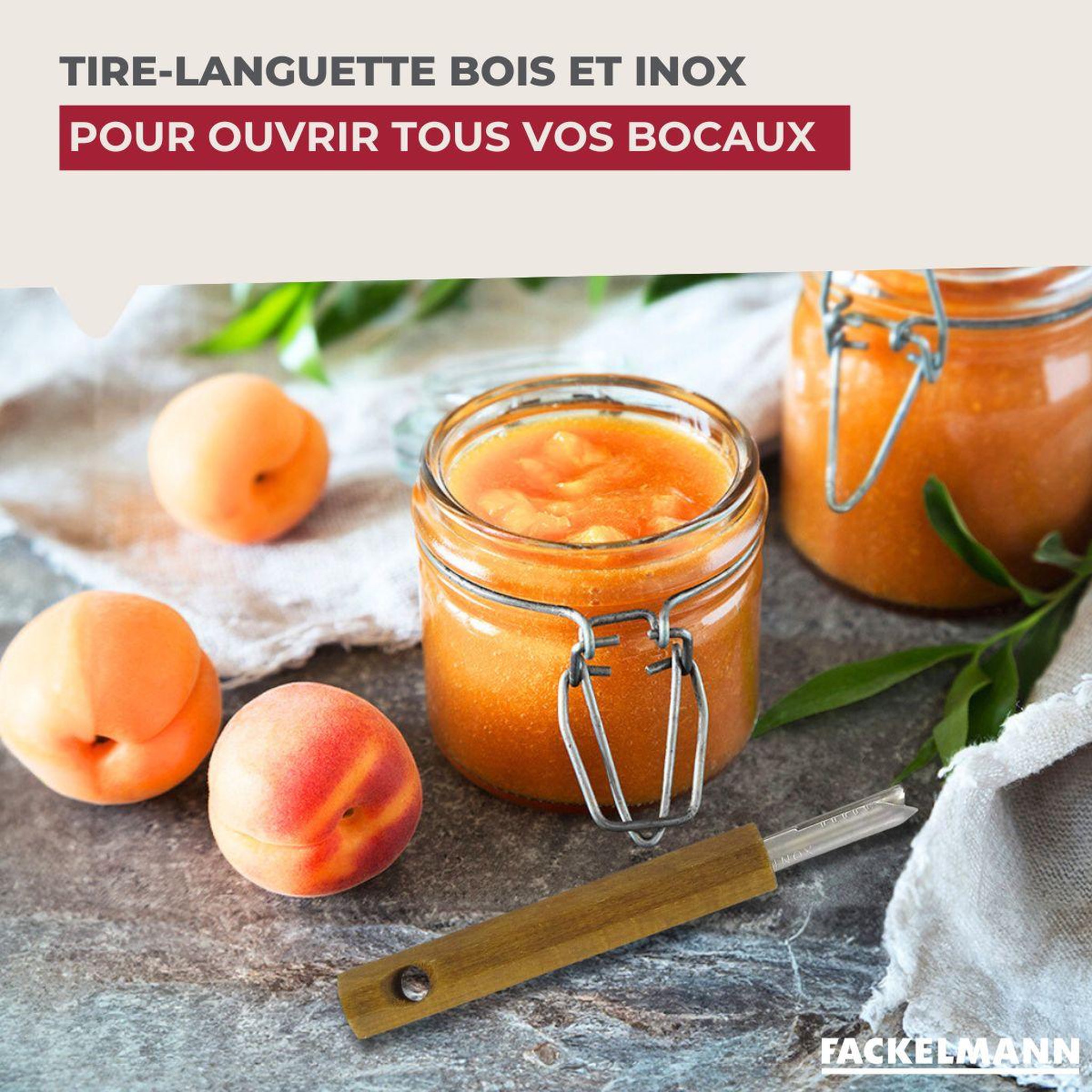 Voir la diapositive 2 : Fackelmann Tire languette, ouvre bocaux fackelmann