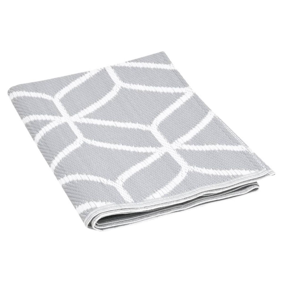 VIDAXL Tapis d'exterieur ARAKIL Gris 140x200 cm PP