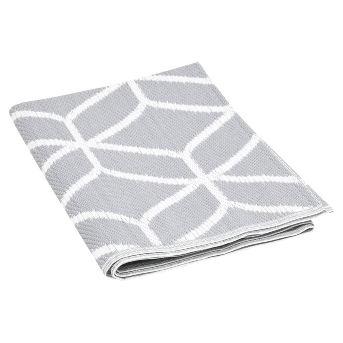 VIDAXL Tapis d'exterieur ARAKIL Gris 140x200 cm PP