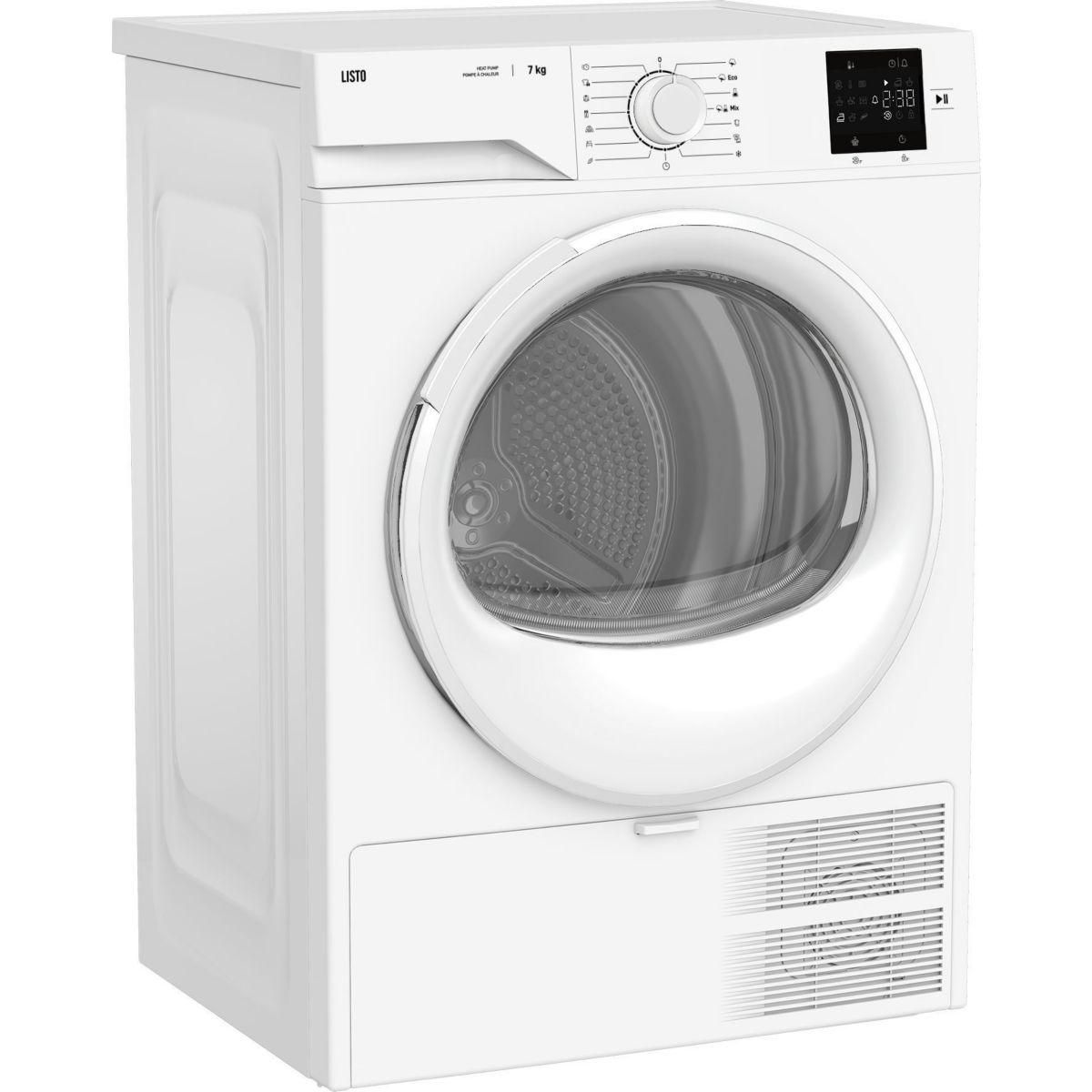 Listo Sèche linge pompe à chaleur SLHP7-L5b