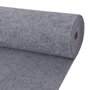 Voir la diapositive 1 : VIDAXL Tapis strie pour exposition 1,2x10 m Gris