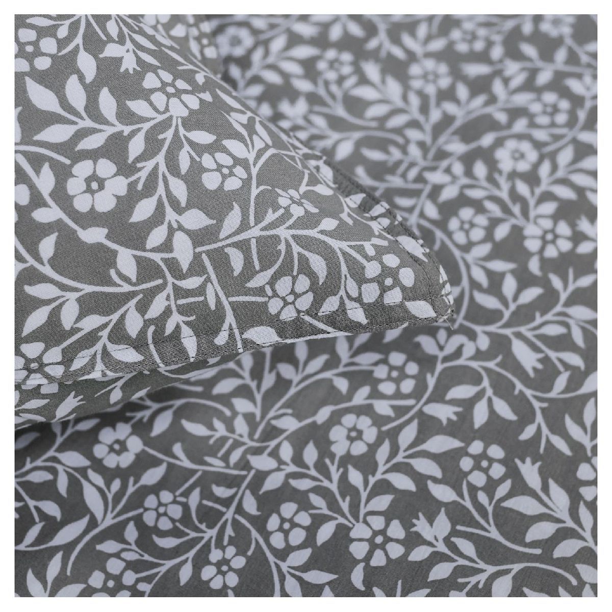 TODAY Parure housse de couette fantaisie en coton 57 fils INDIAN FLOWERS