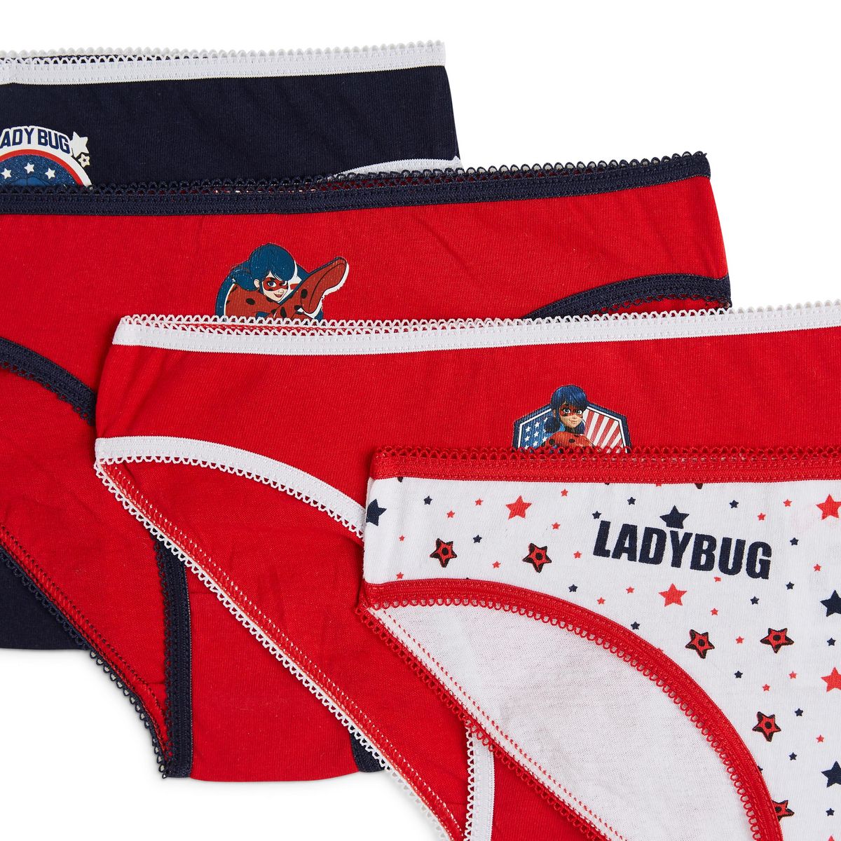 INEXTENSO Lot de 5 culottes Lady bug fille