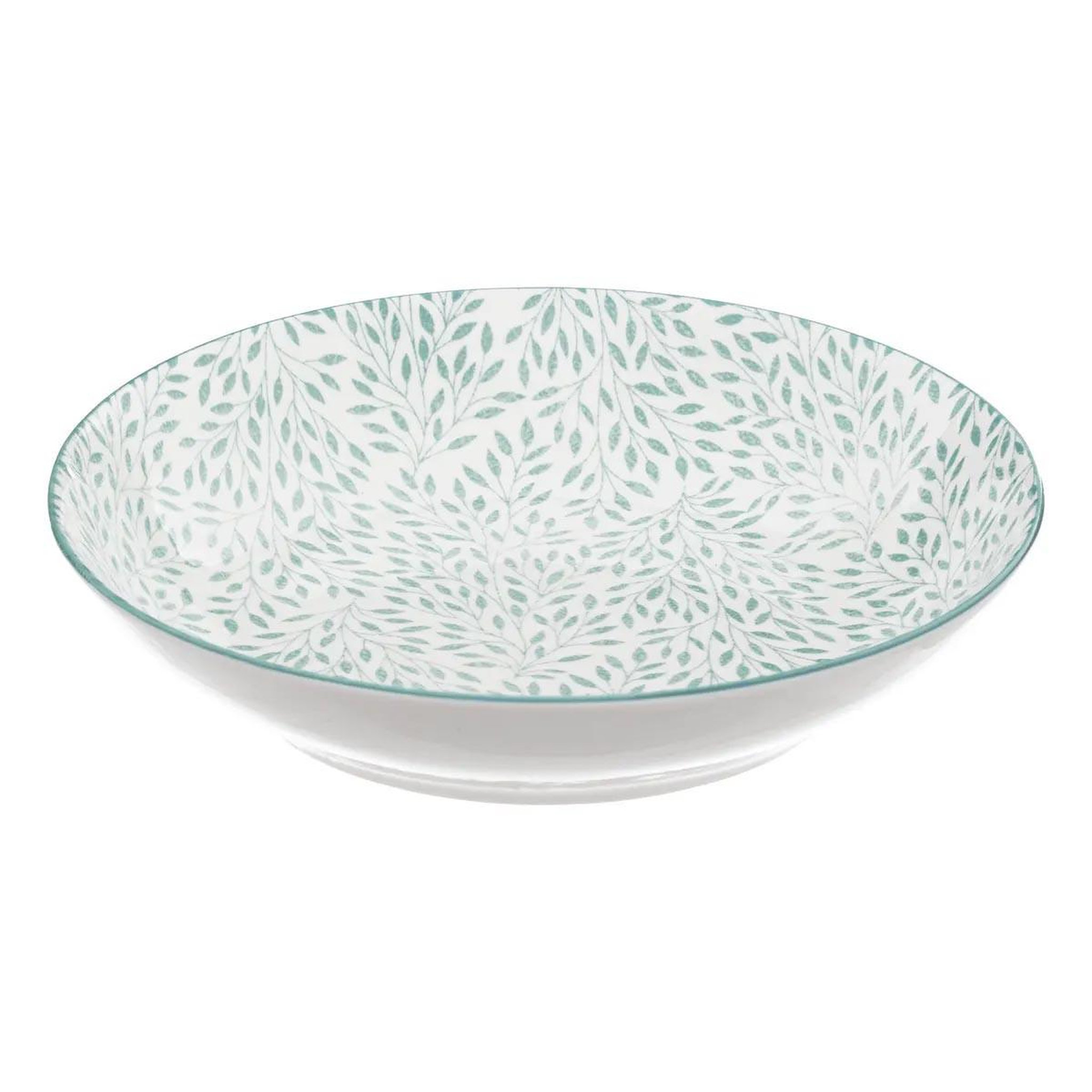 SECRET DE GOURMET Lot de 6 assiettes creuses  jasmin  20cm bleu