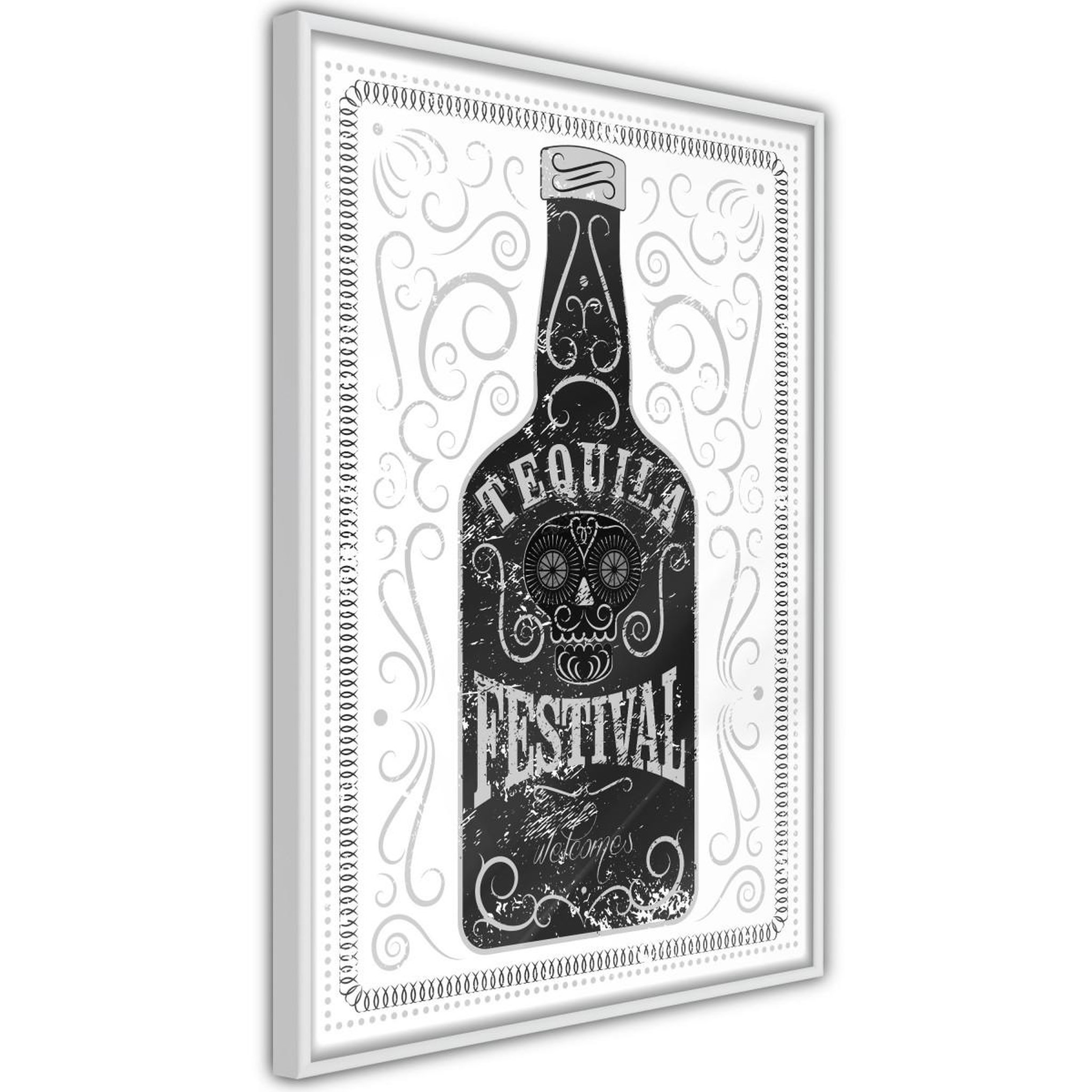Paris Prix Affiche murale encadrée  bottle of tequila